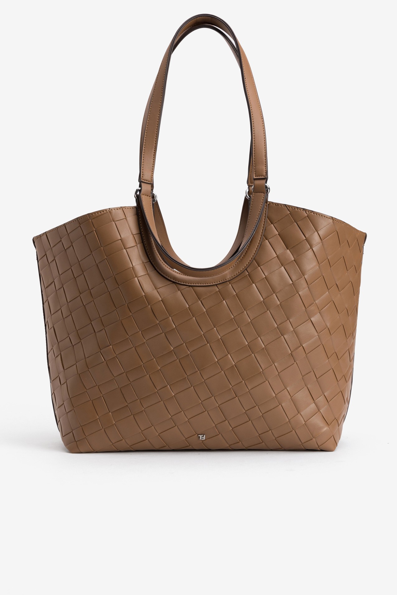 Shopper castanho tran�ado chic