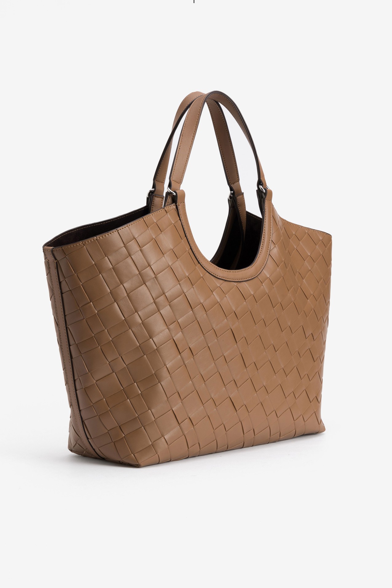 Shopper castanho tran�ado chic