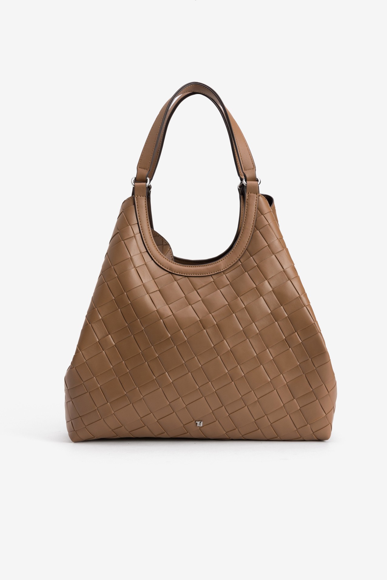 Shopper castanho tran�ado chic