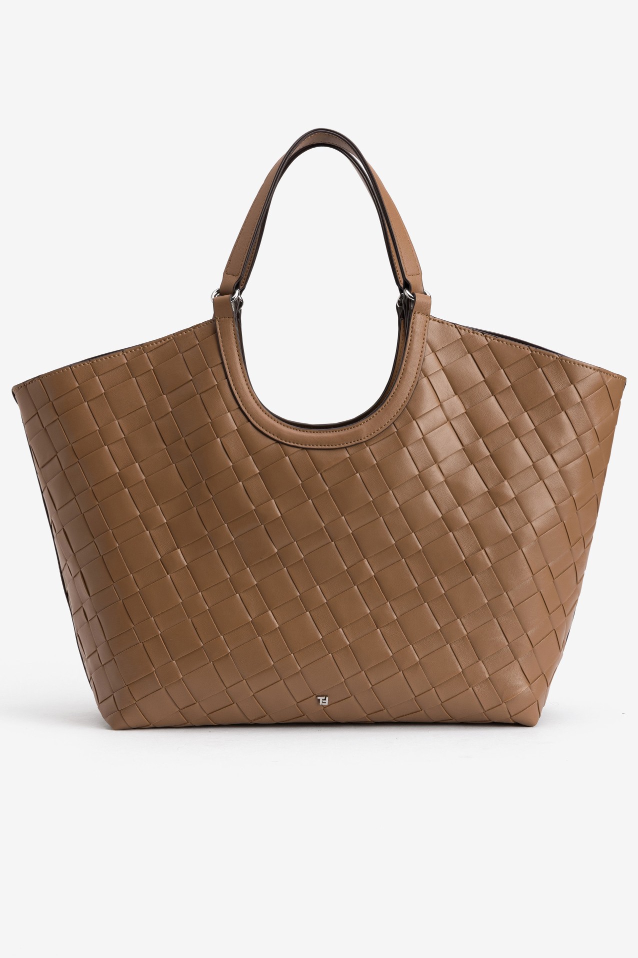 Shopper castanho tran�ado chic