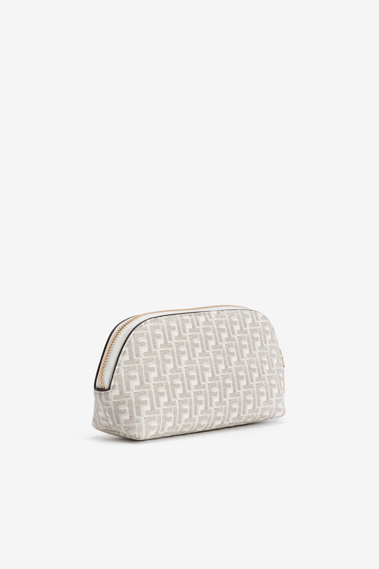 Beige Geometric Mini Purse