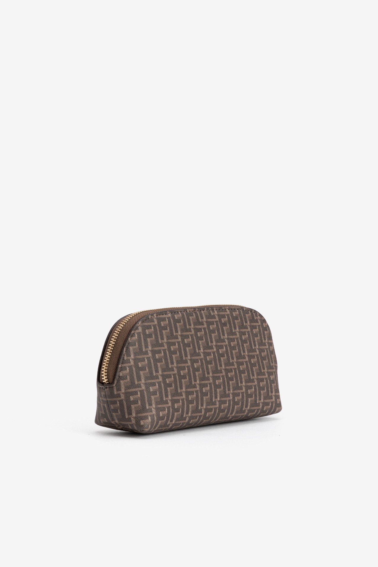Monedero geom�trico marr�n oscuro