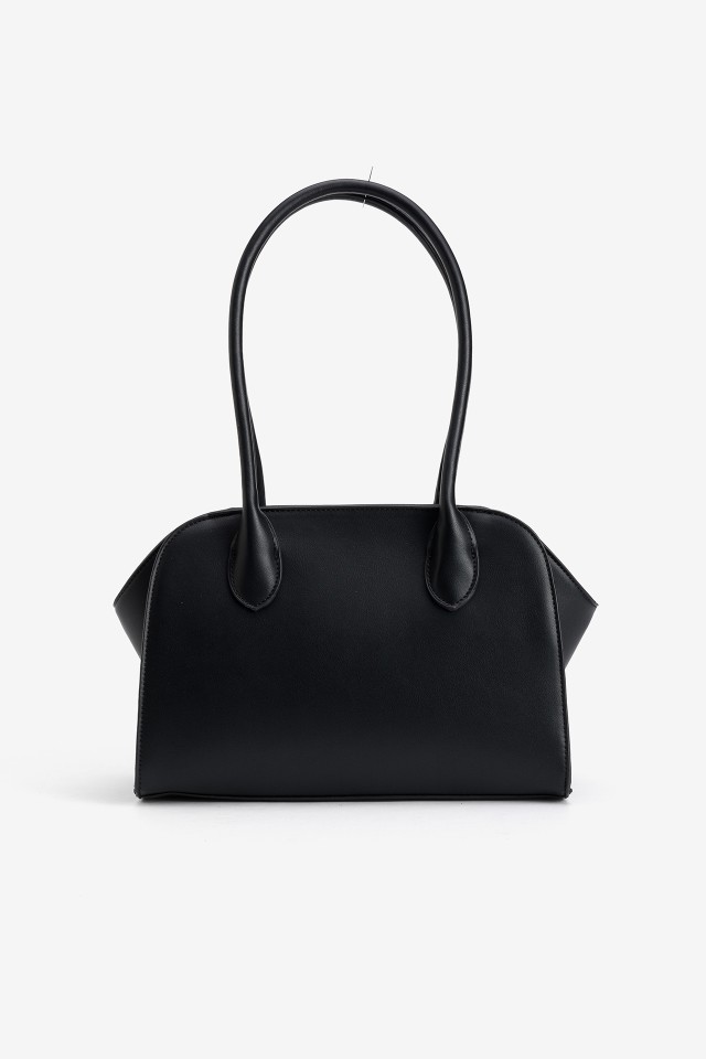 Black Structured City Bag