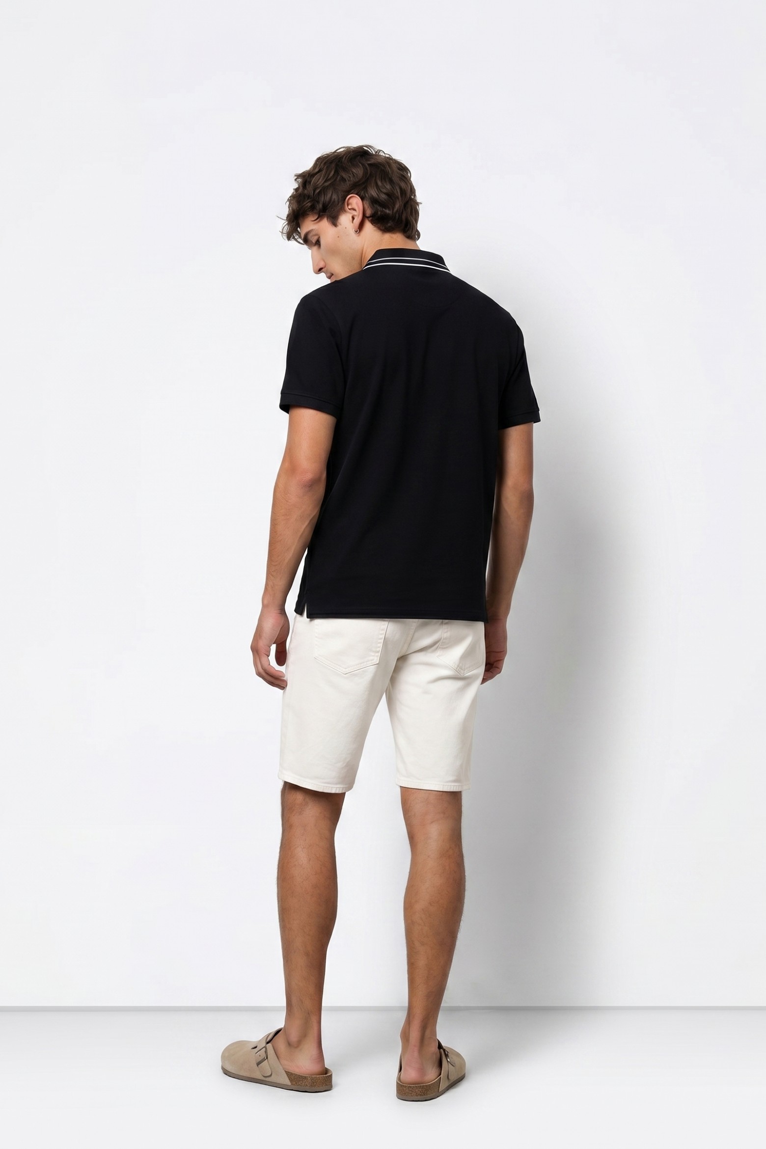 Navy Blue Short Sleeve Polo