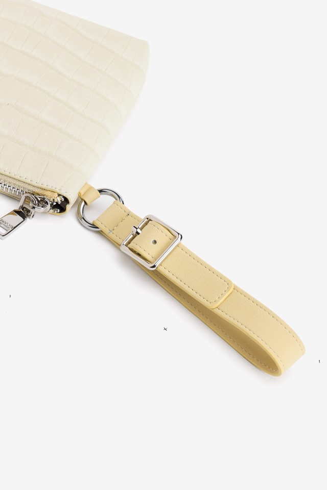 Porta-moedas amarelo com textura Porta-moedas amarelo com textura