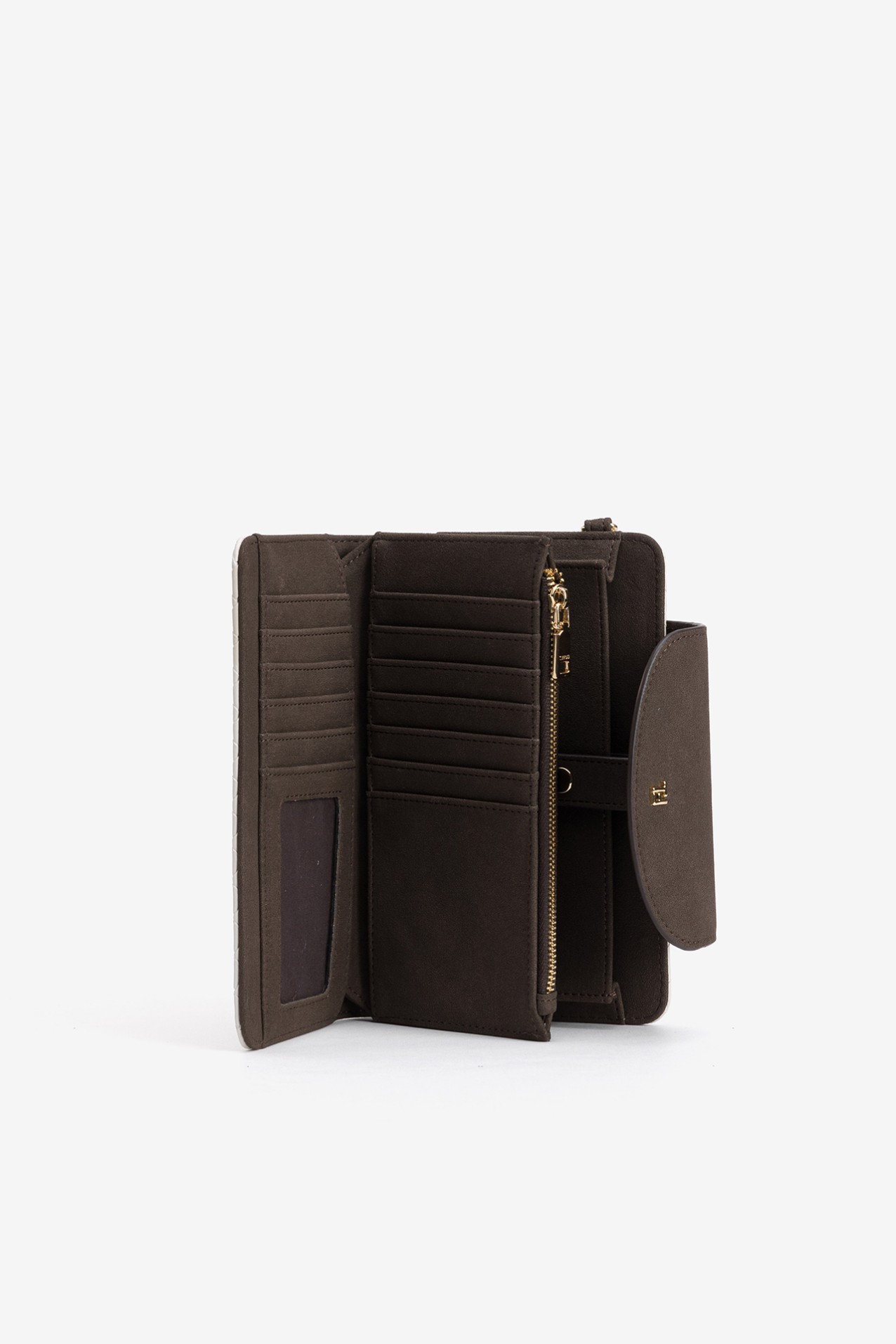 Monedero beige claro chic
