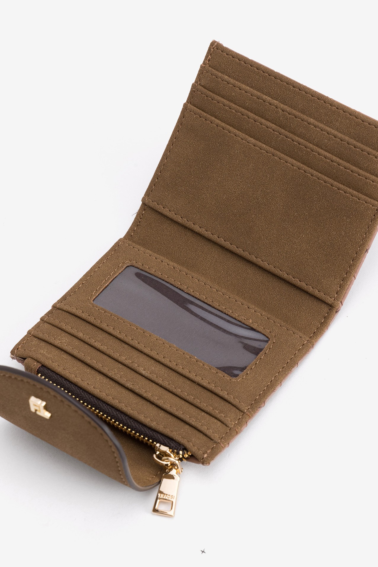 Porta-moedas de tom rosa