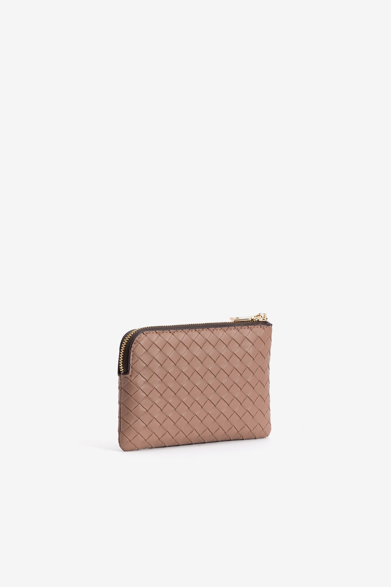 Bolsa porta moedas rosa entran�ada