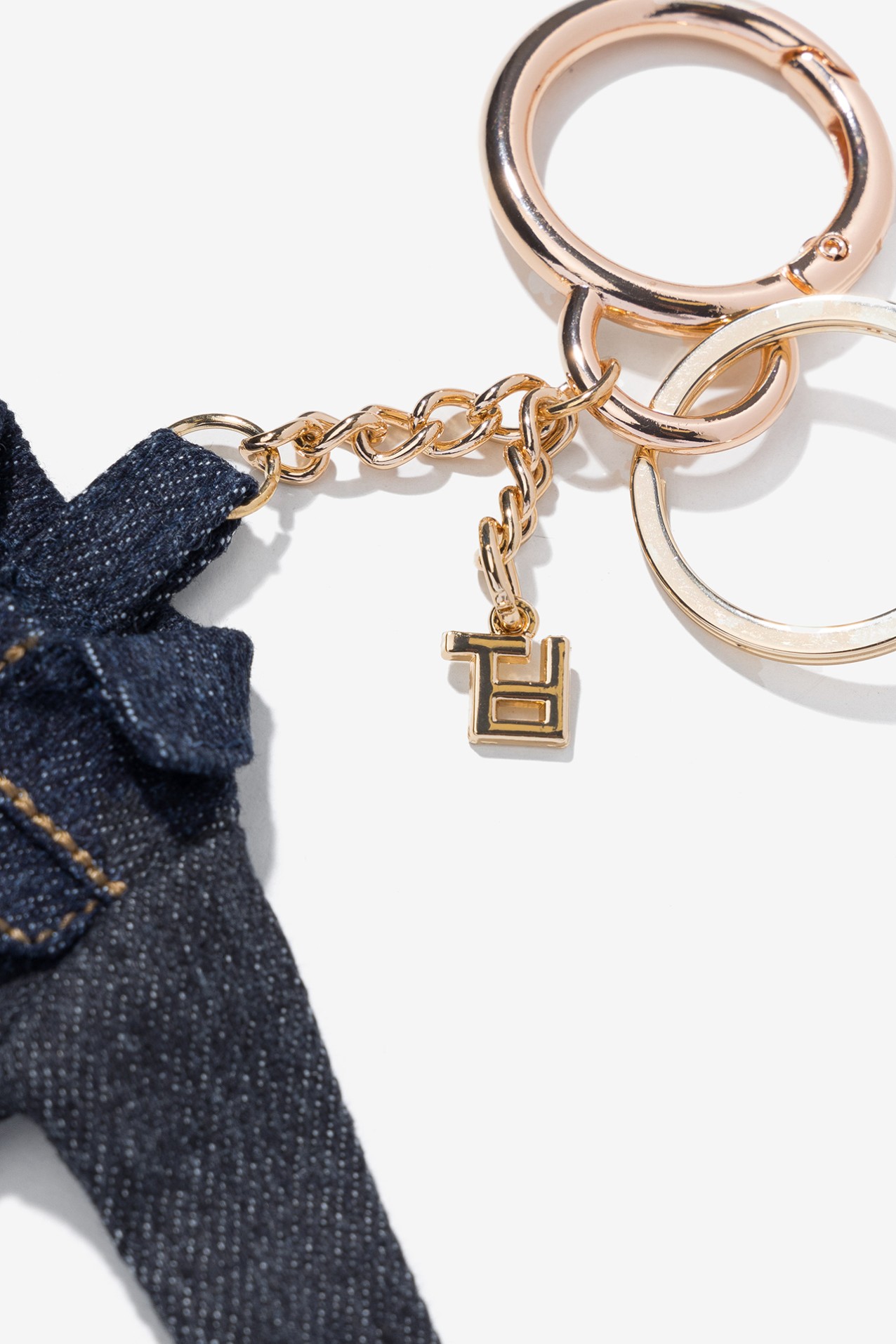 Navy Blue Jacket Keyring