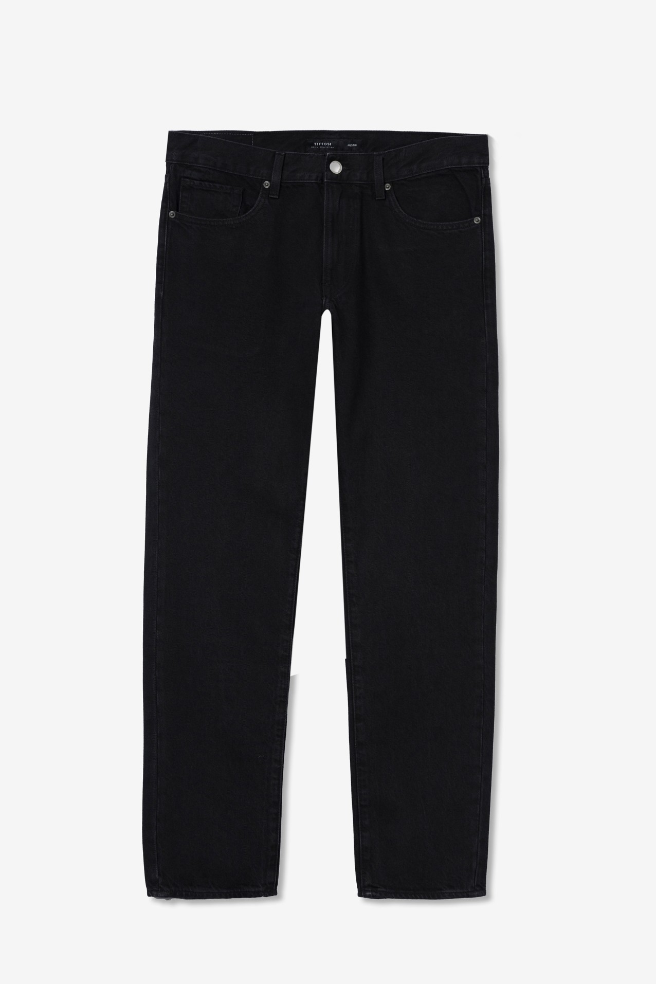 Jeans corte direito preto