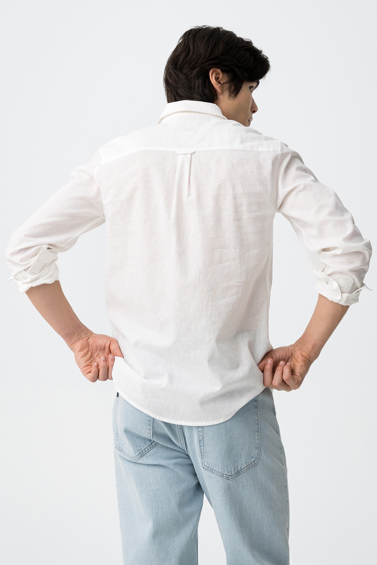 White Slim Fit Shirt