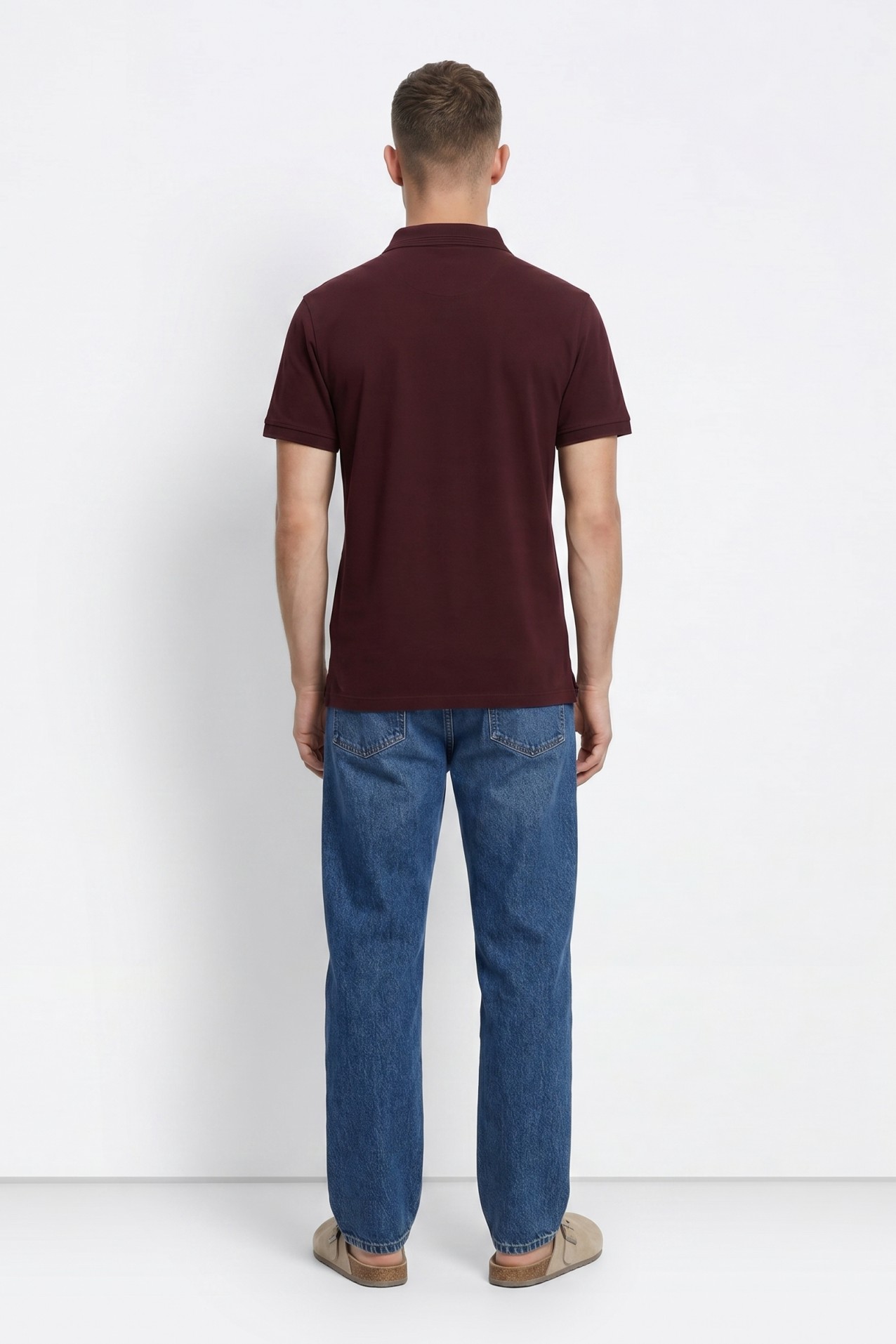 Short Sleeve Red Polo