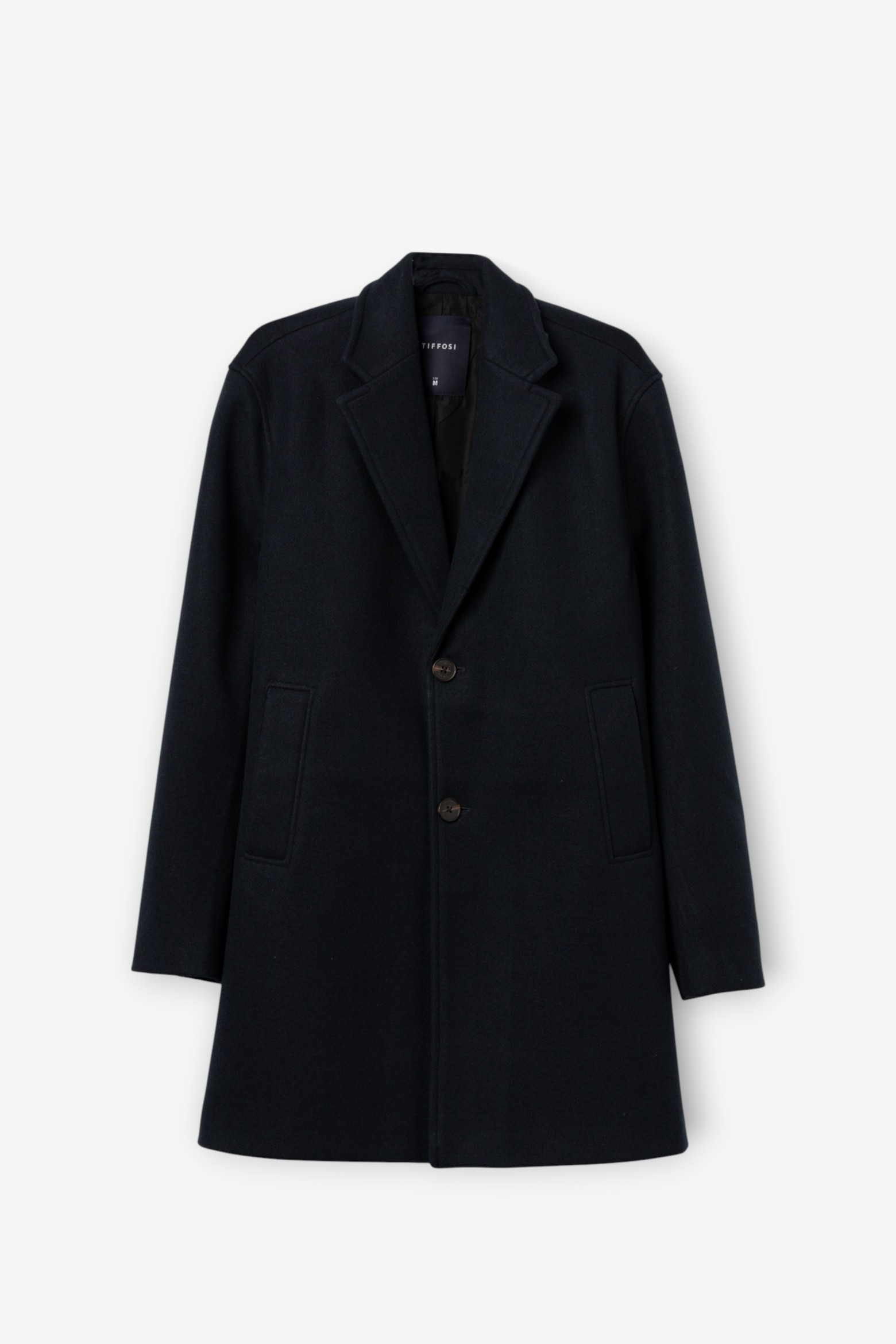 Long navy blue coat