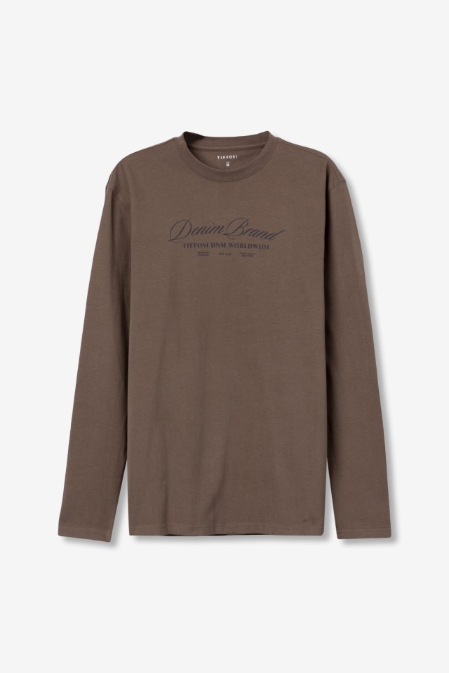 Brown Long Sleeve Tee