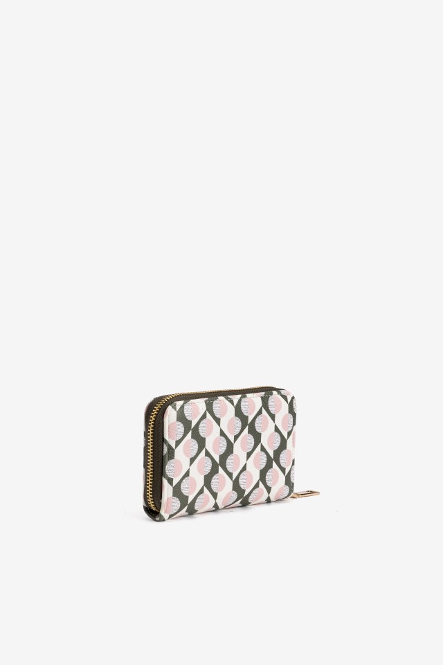 Pink Geometric Coin Purse Pink Geometric Coin Purse