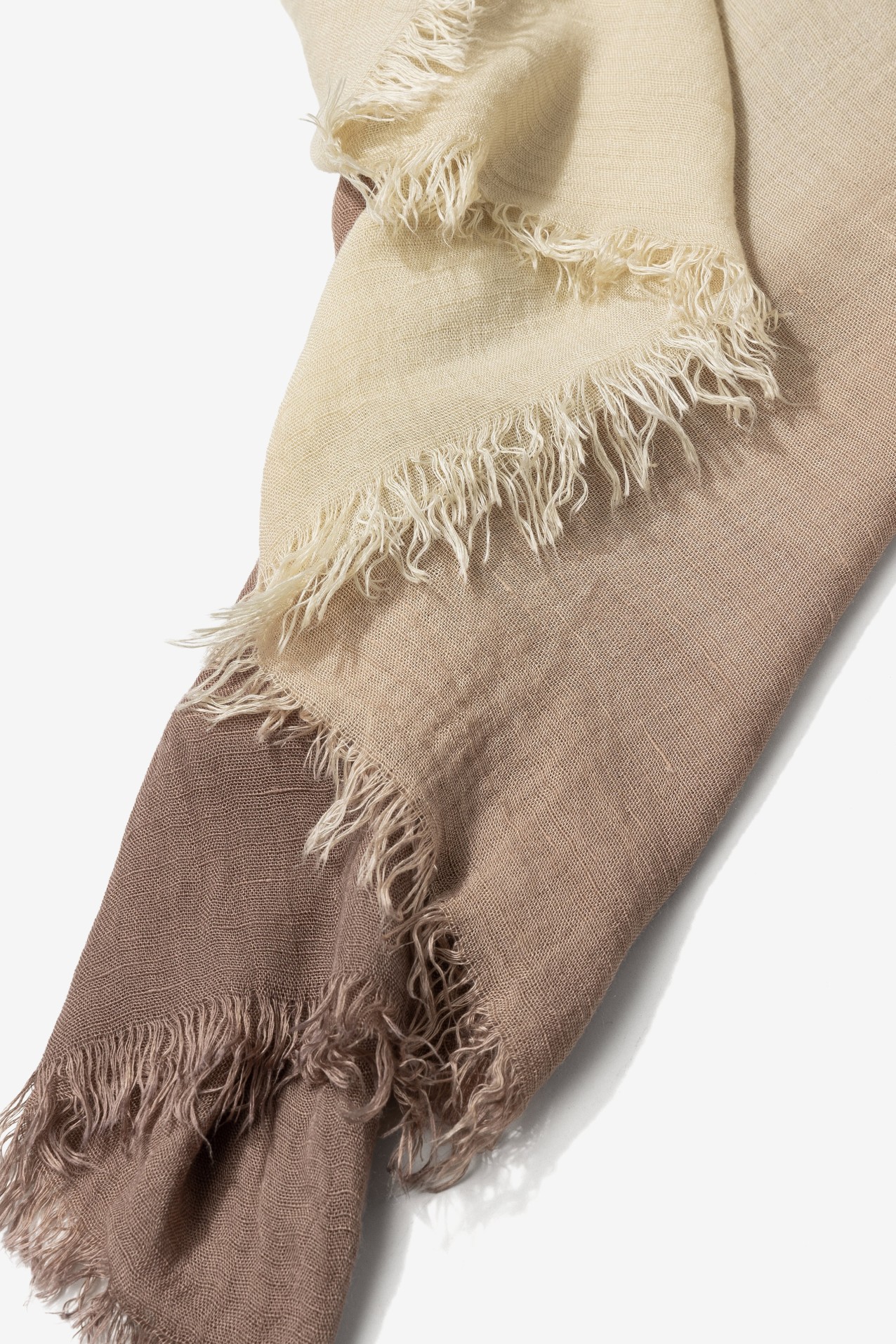 Yellow Beige Ombre Scarf