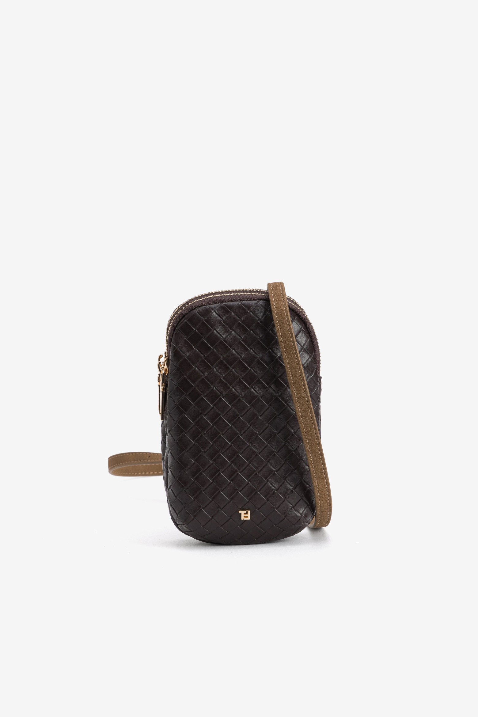 Dark Brown Phone Holder