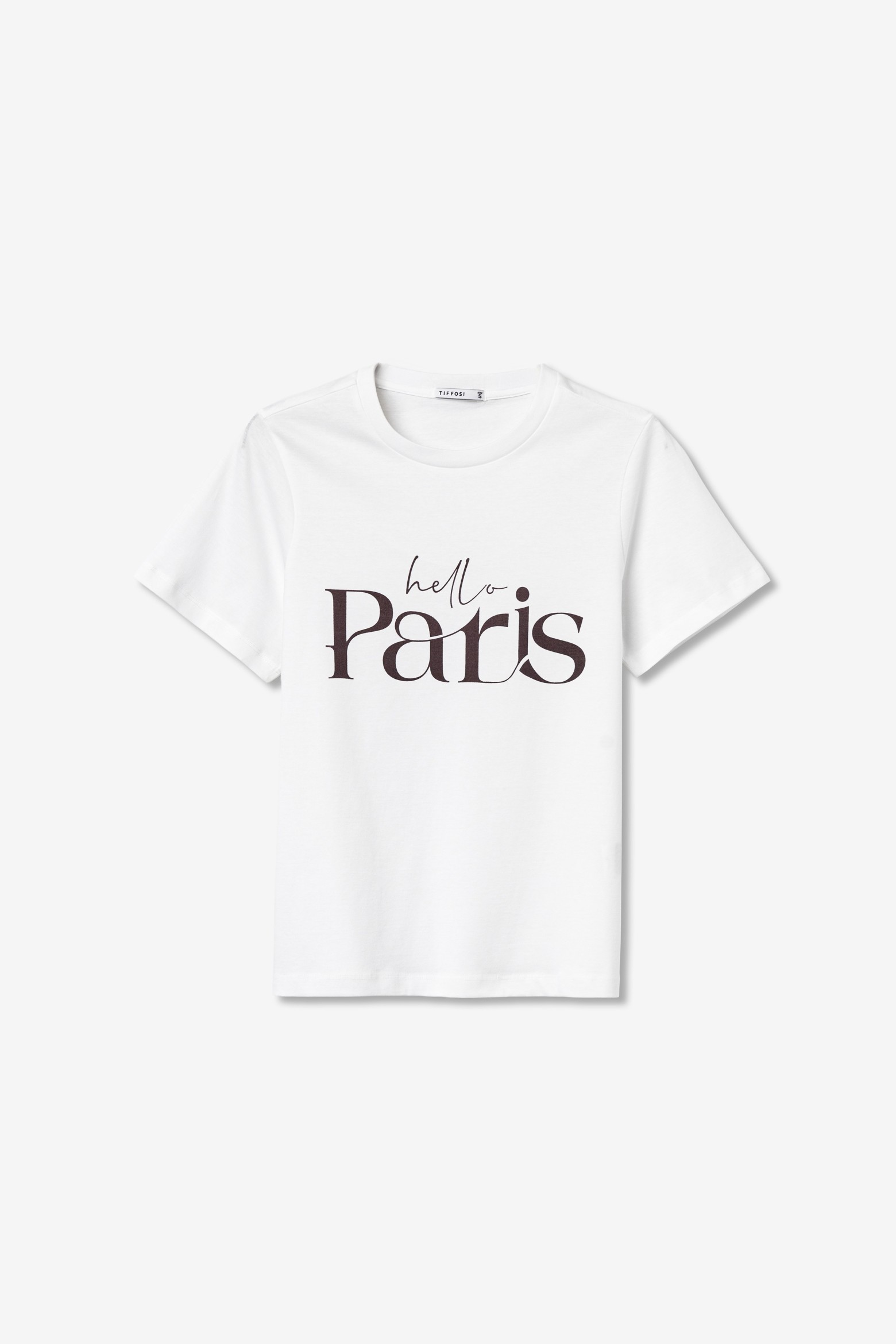 Camiseta blanca Hello Paris
