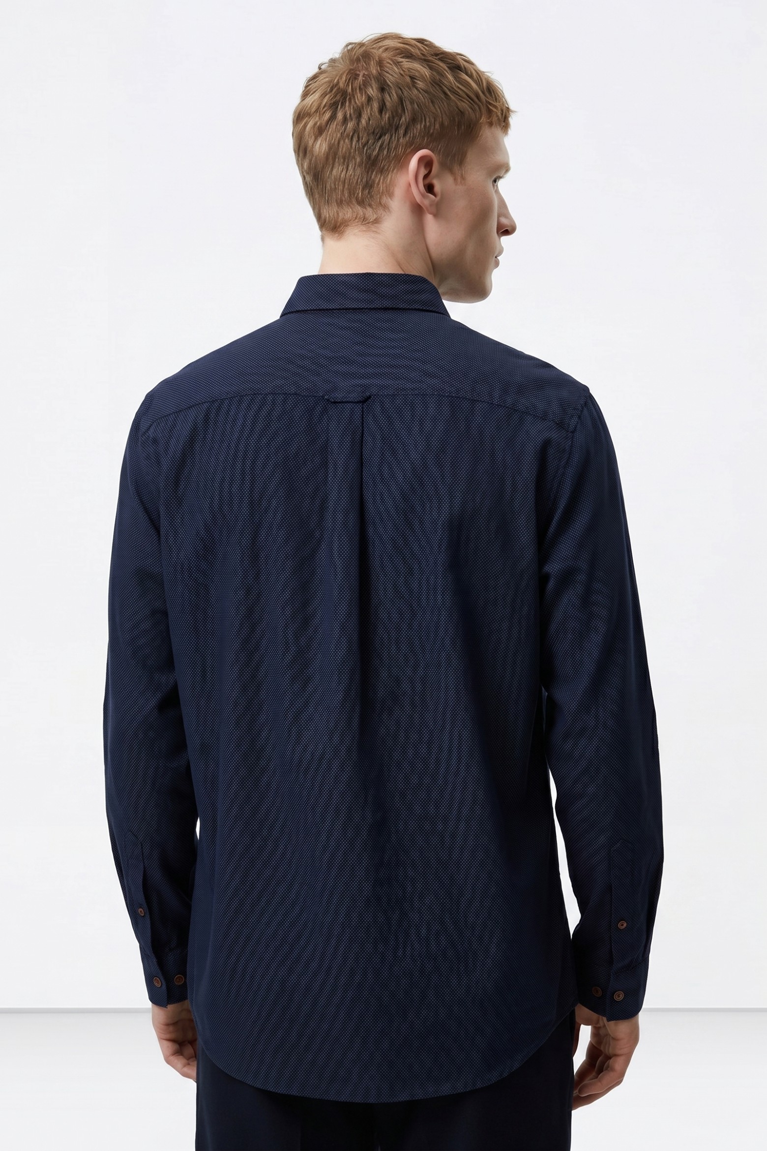 Camisa Estrutura Dobby Slim Fit