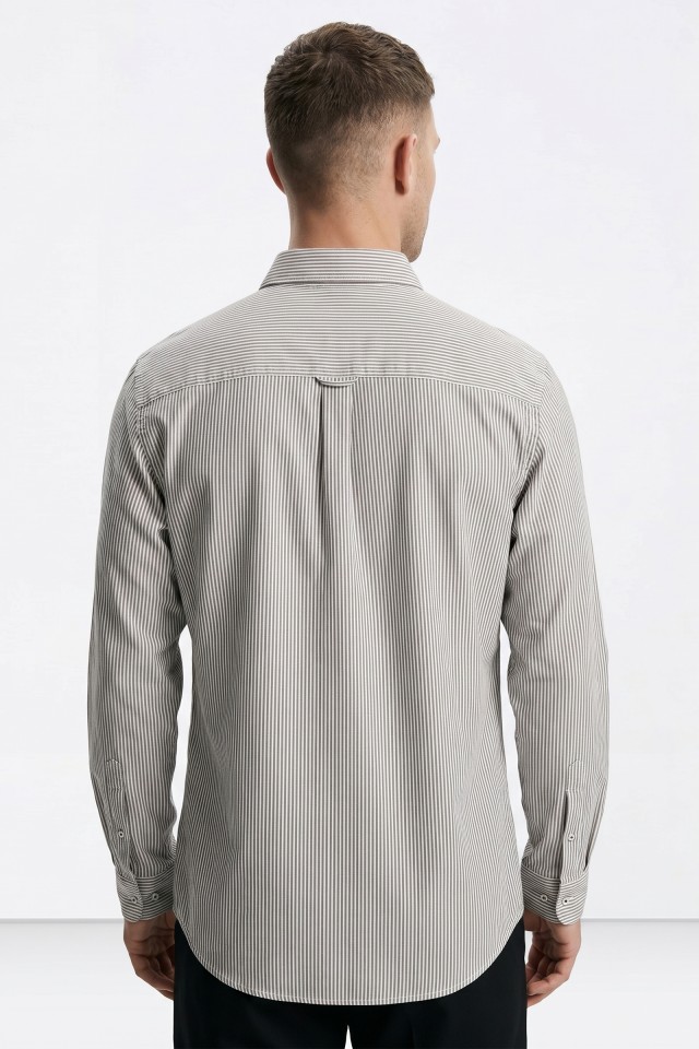 Camisa Regular Fit Oxford Rayas Camisa Regular Fit Oxford Rayas