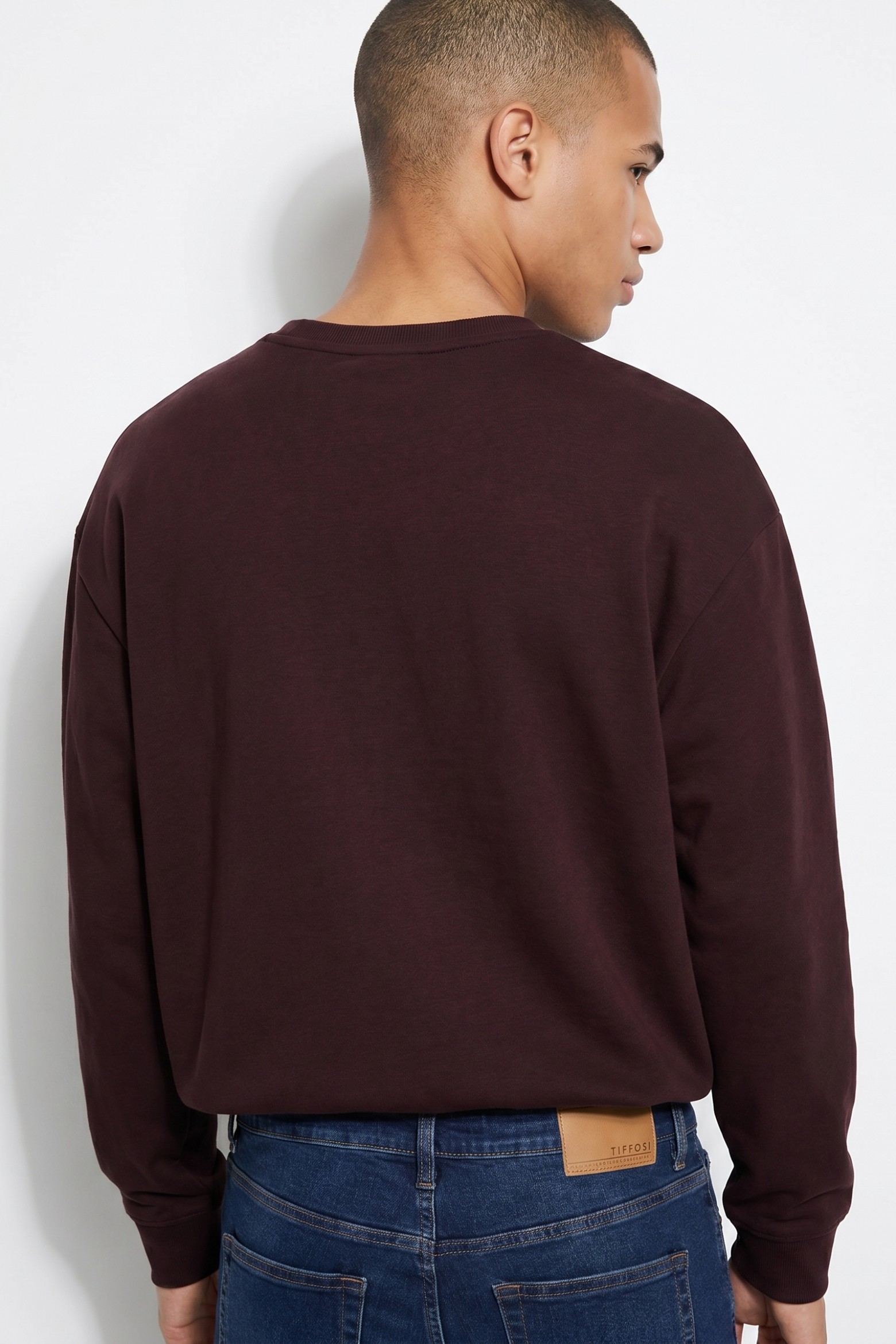 Brown Crew Neck Sweatshirt