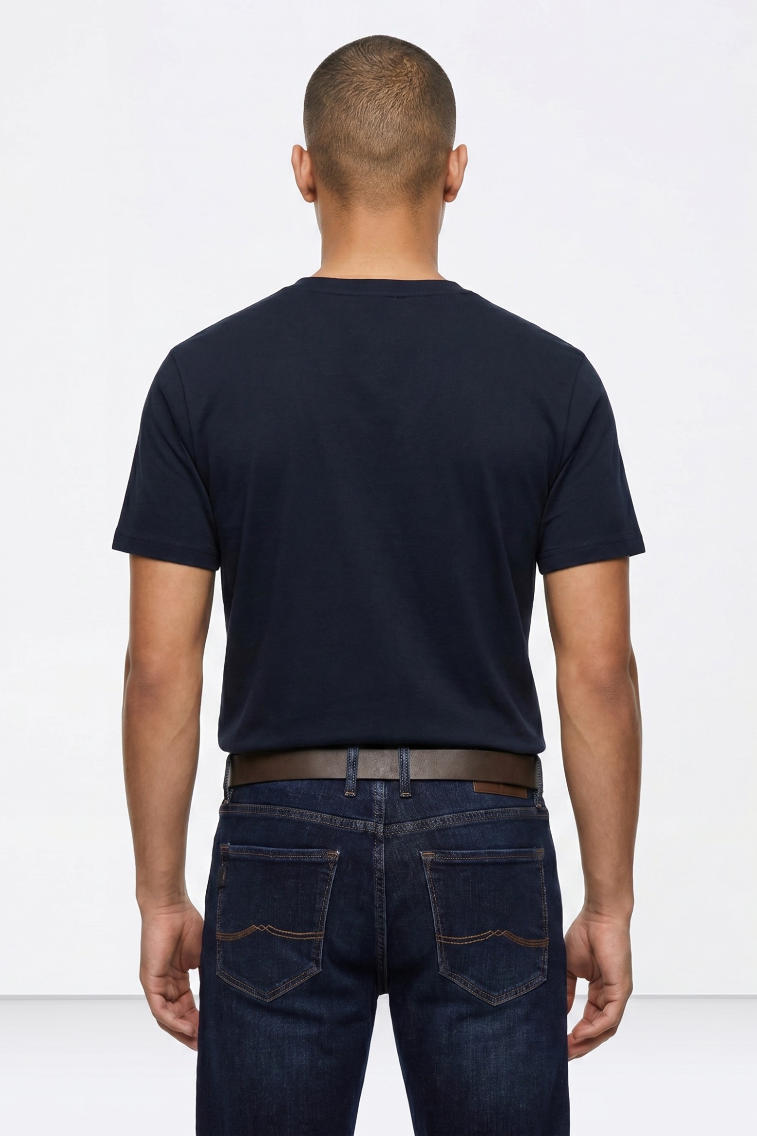 Camiseta azul casual