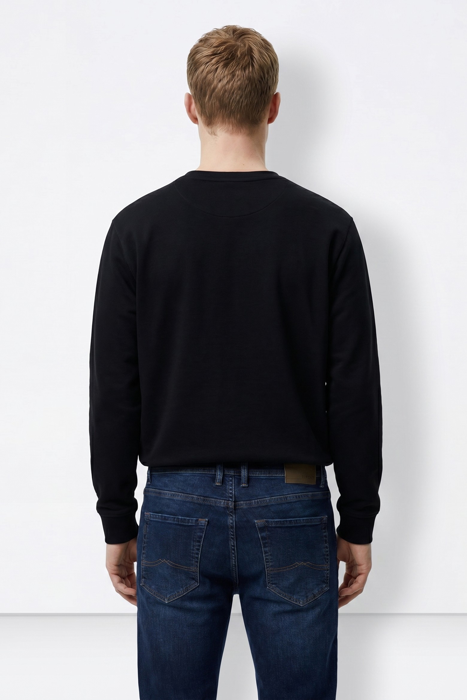 Black Printed Sweatshirt