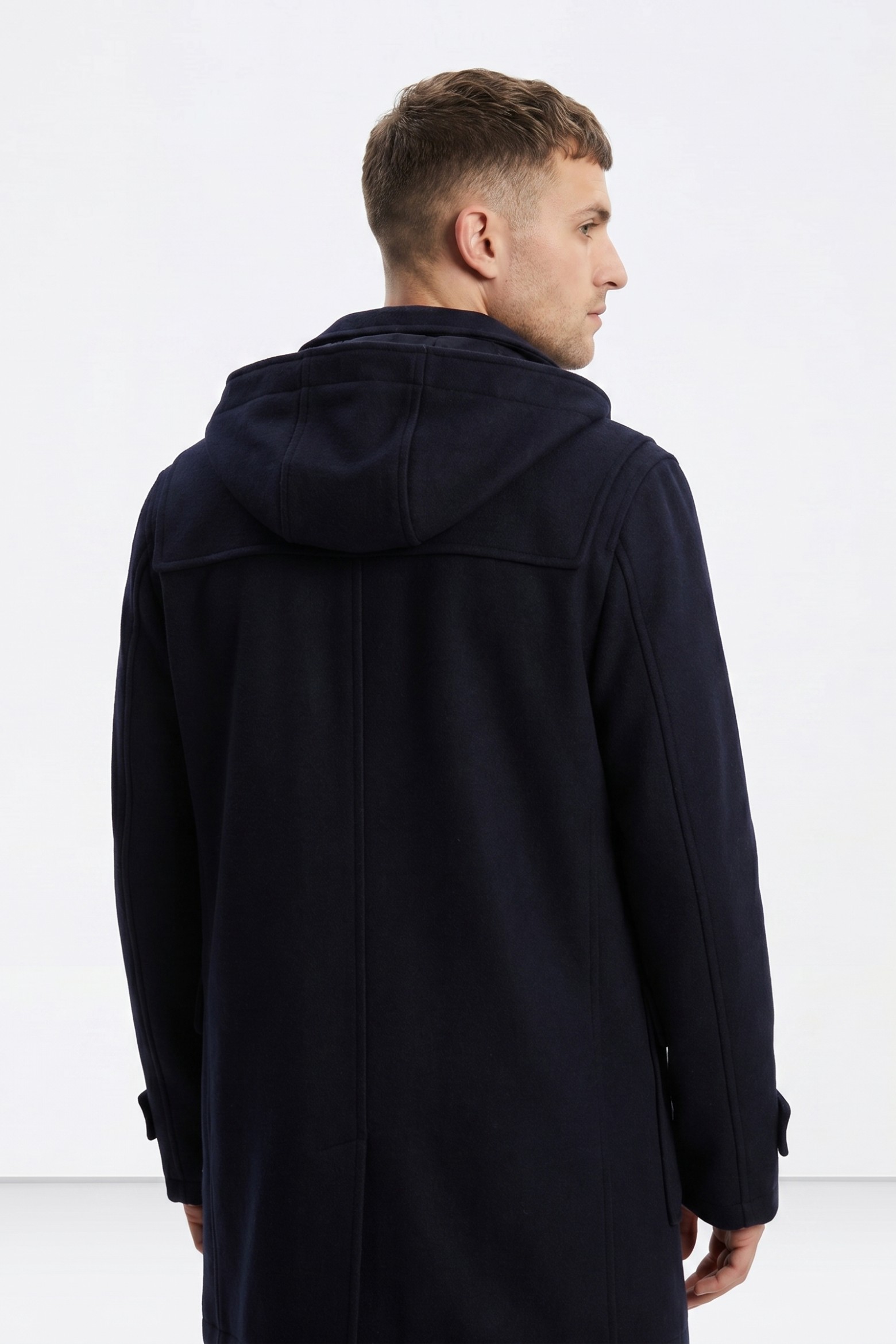 Casaco oversize azul escuro