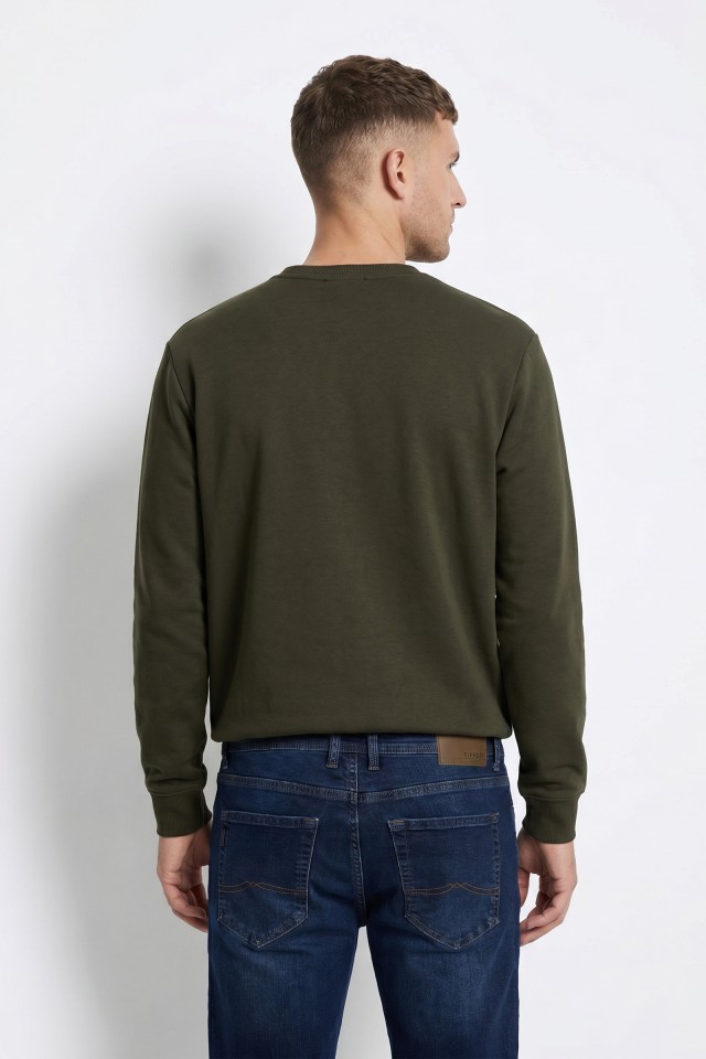 Green Sweatshirt With Print Green Sweatshirt With Print