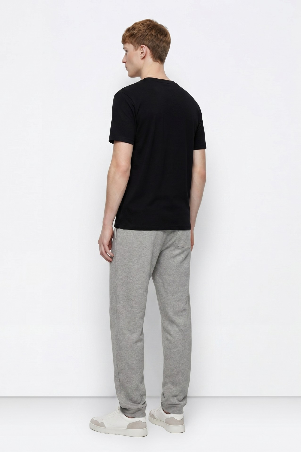 Calças slim fit cinza