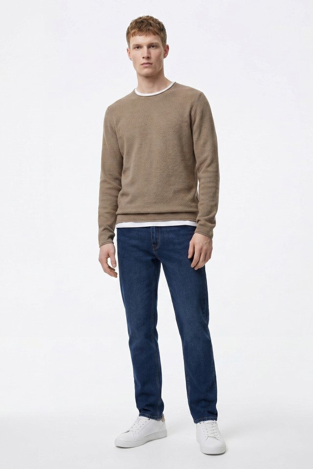 Dark Blue Comfort Jeans