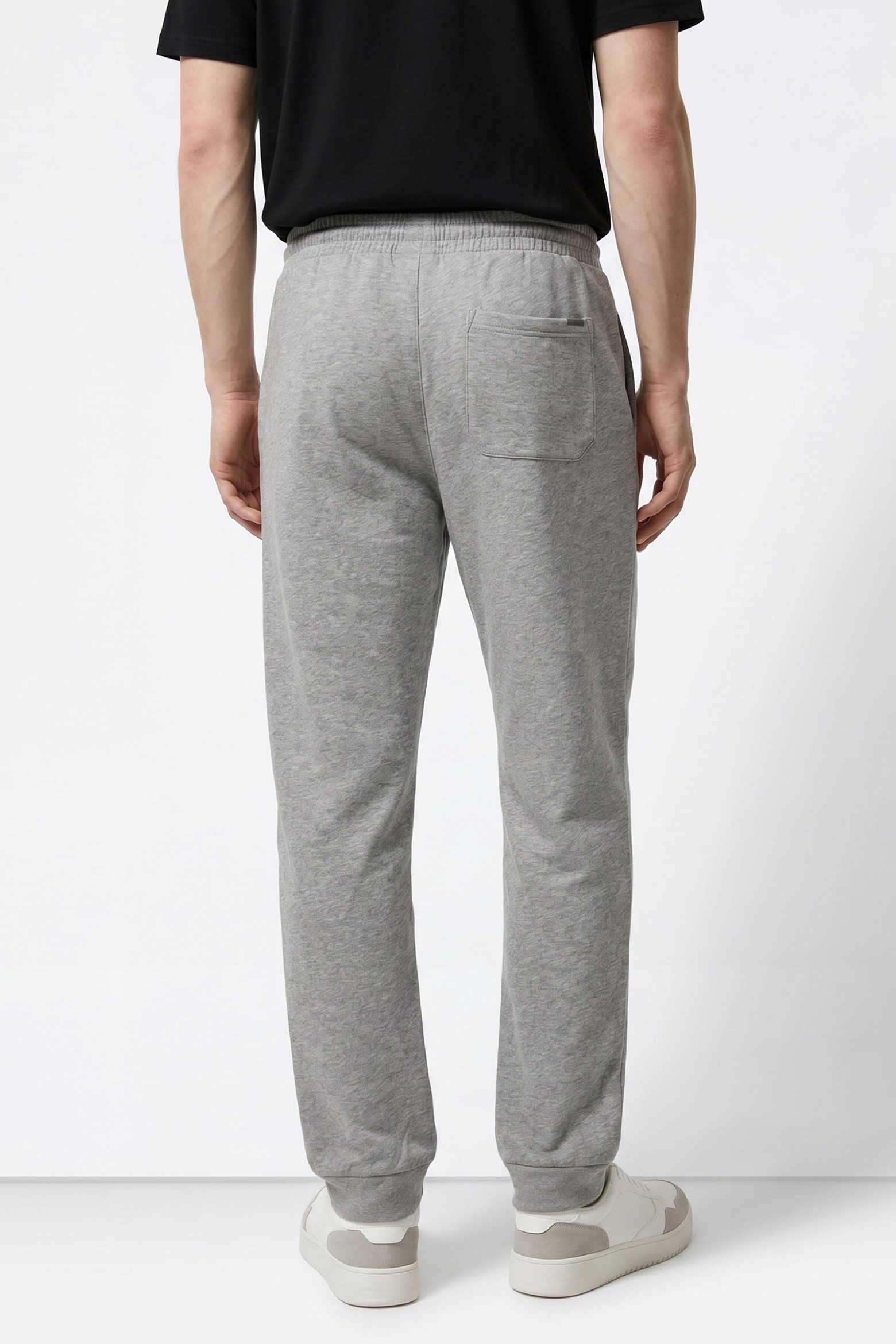 Calças slim fit cinza