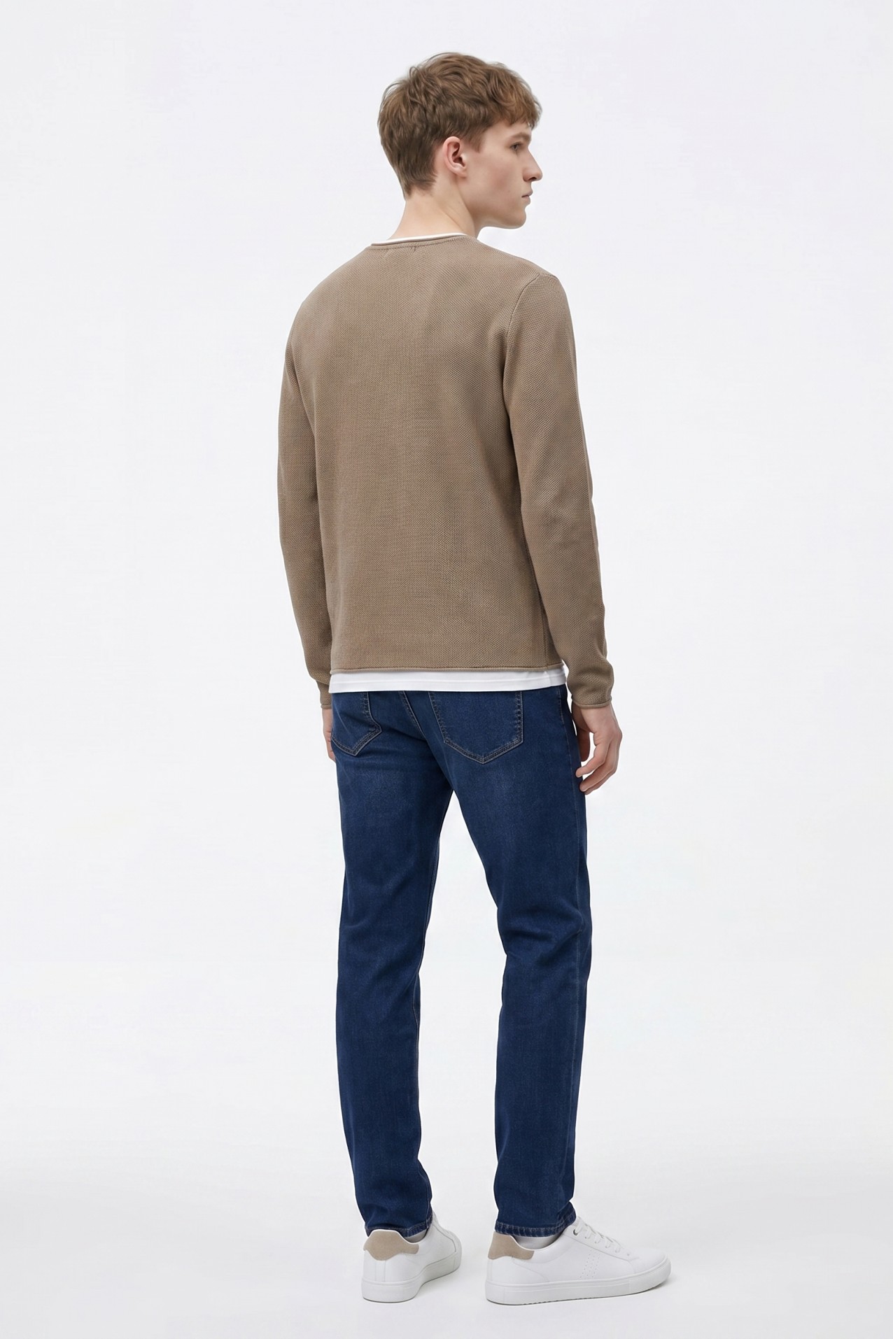 Jeans azul corte recto
