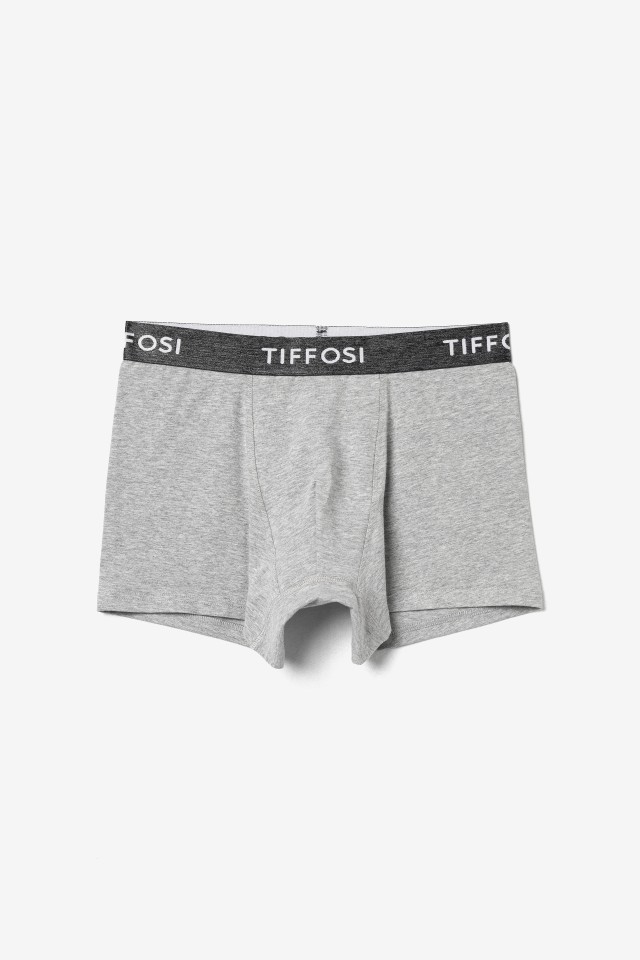 Boxers cinza claro melange