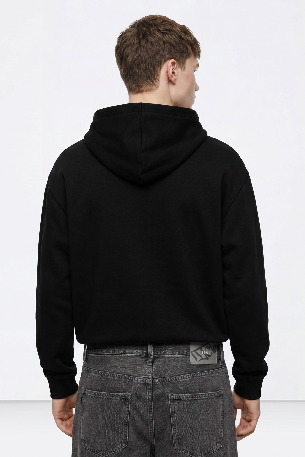 Black Minimalist Hoodie