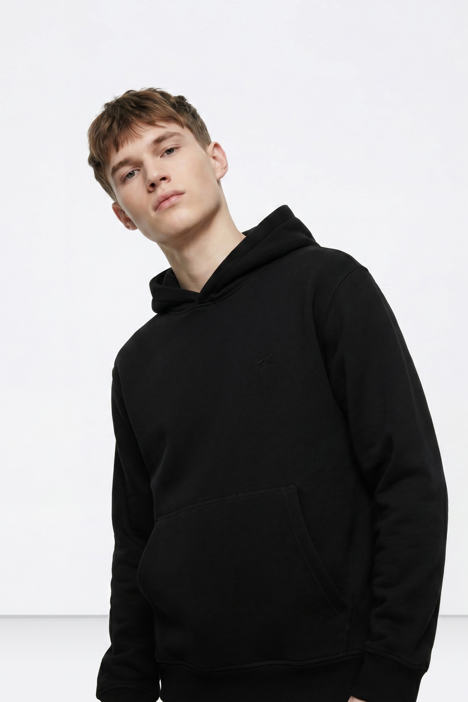 Black Minimalist Hoodie