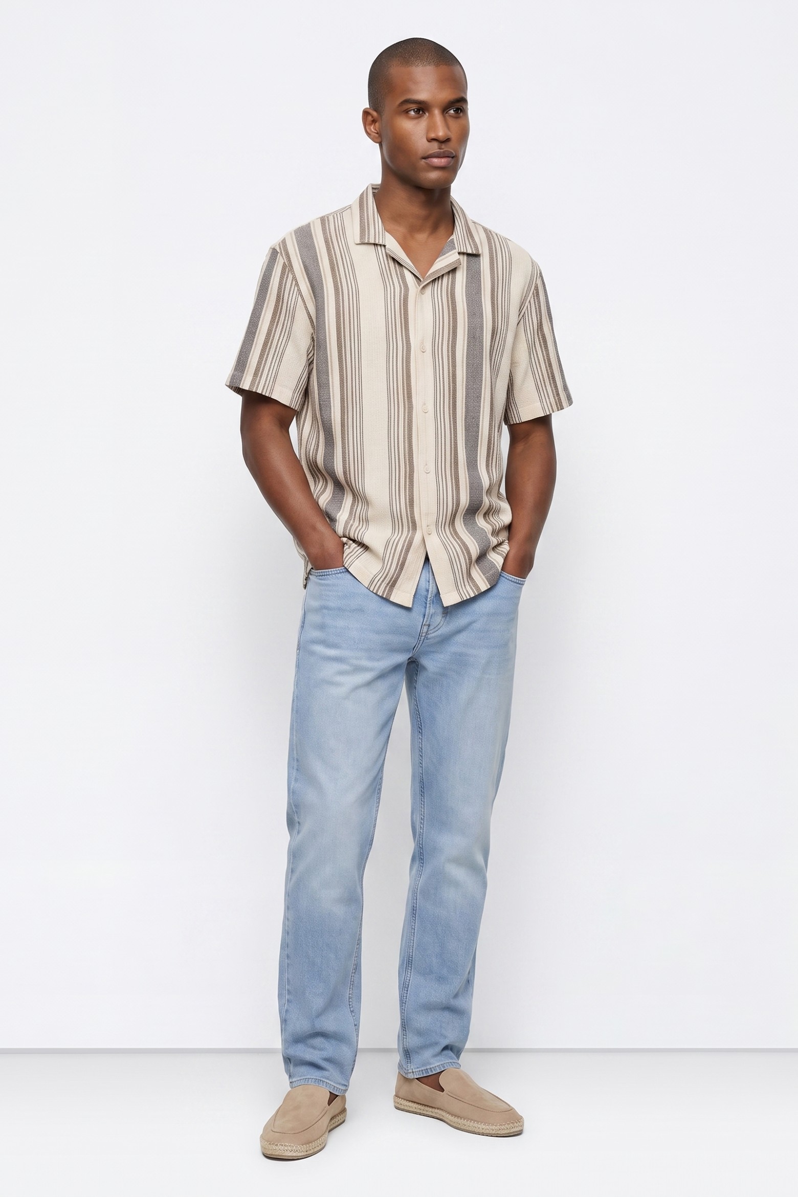 Jeans slim azul claro