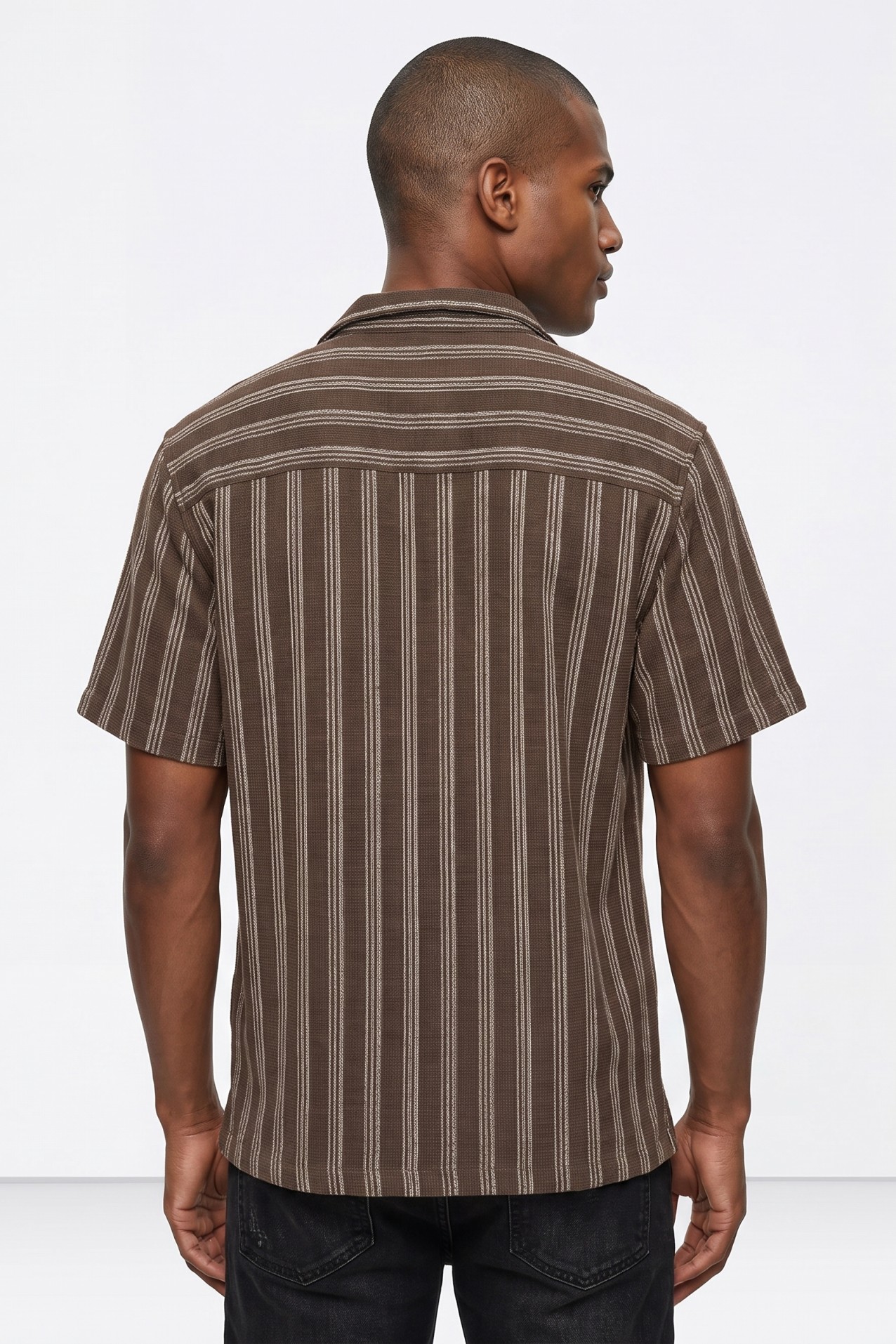 Brown Short Sleeve Shirt