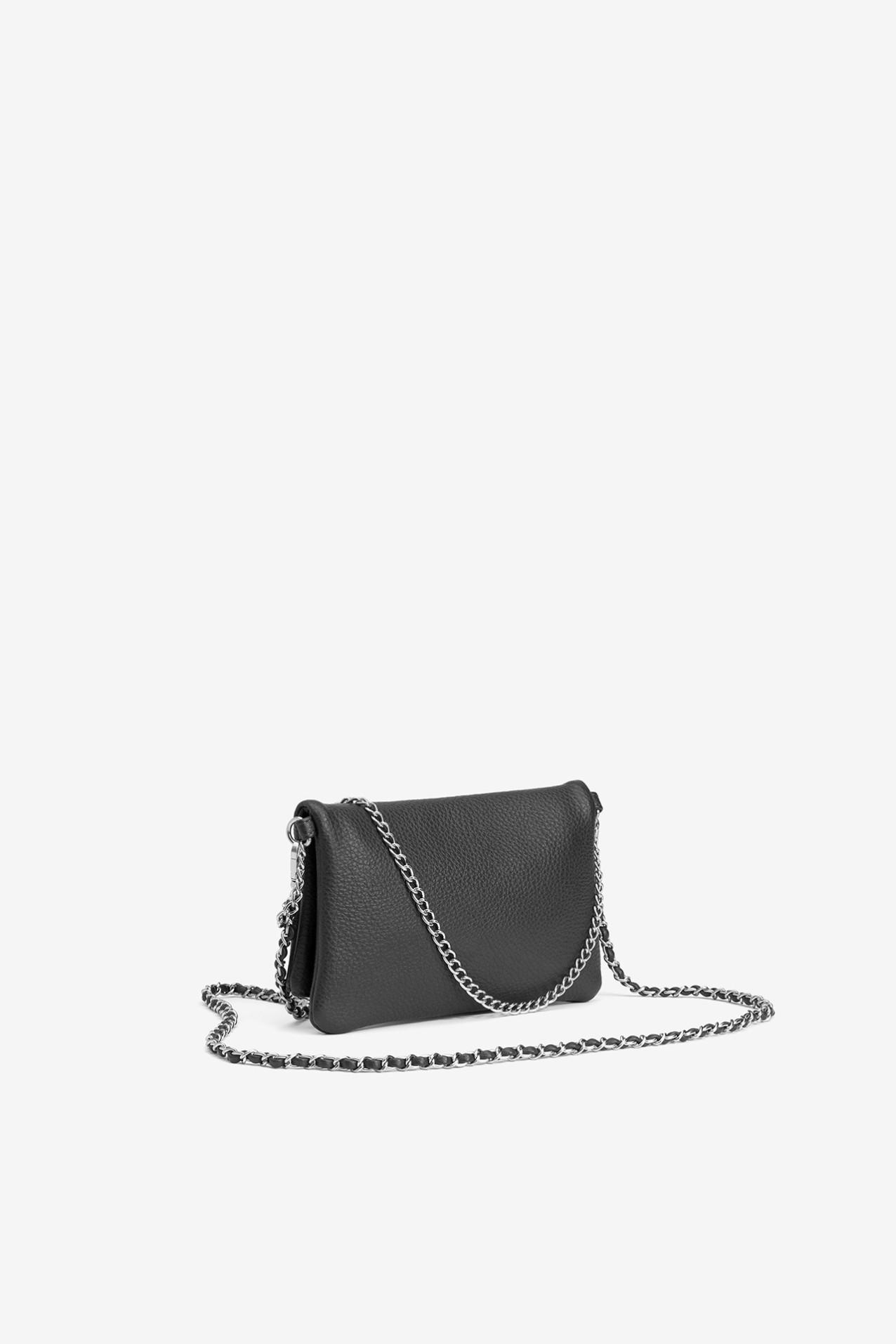 Black Studded Chain Crossbody