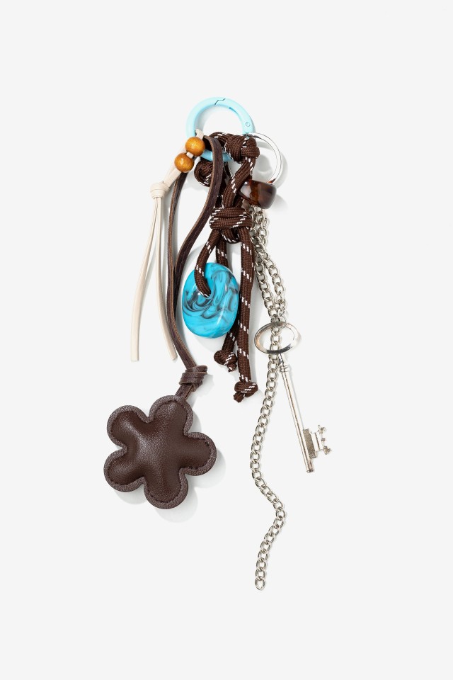 Llavero chocolate y azul pop