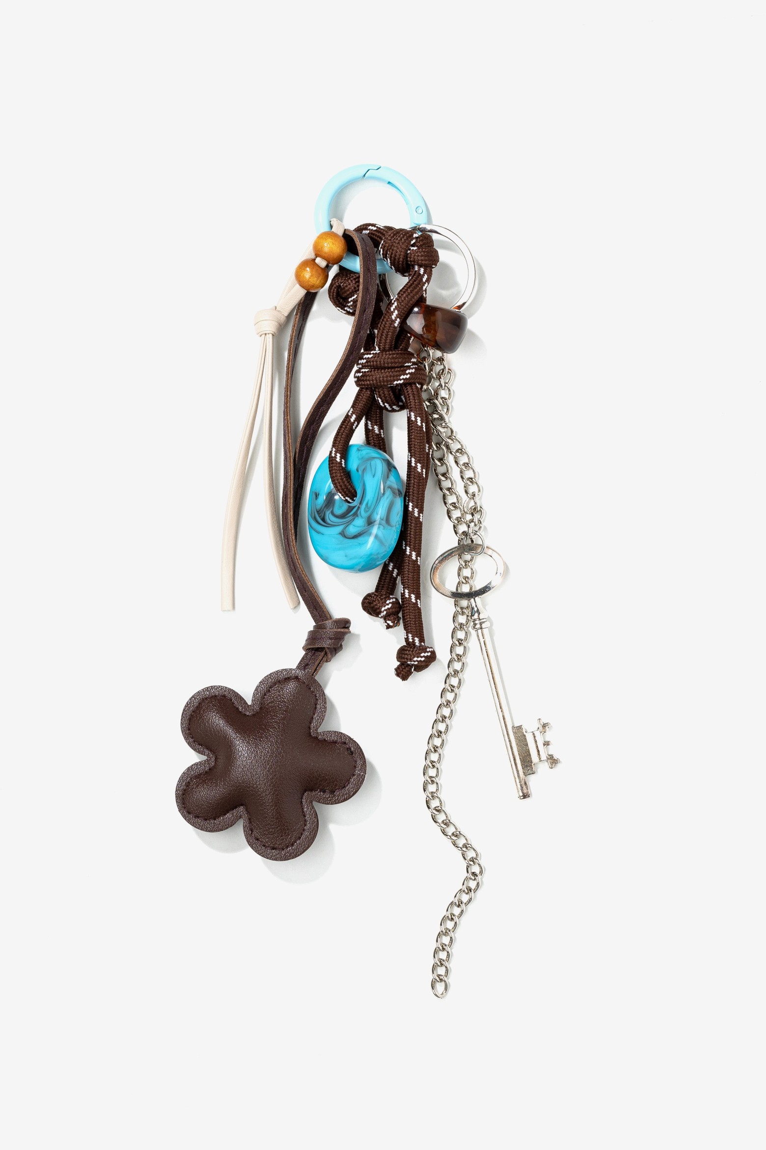 Llavero chocolate y azul pop