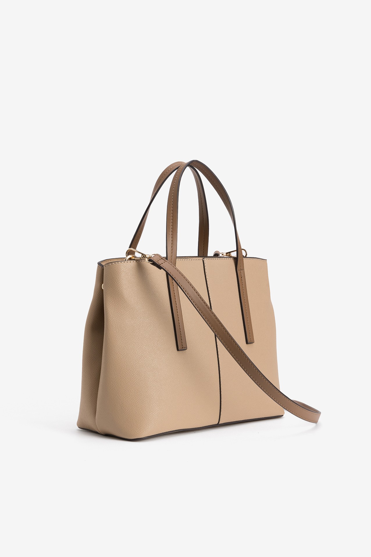 Structured Brown City Bag