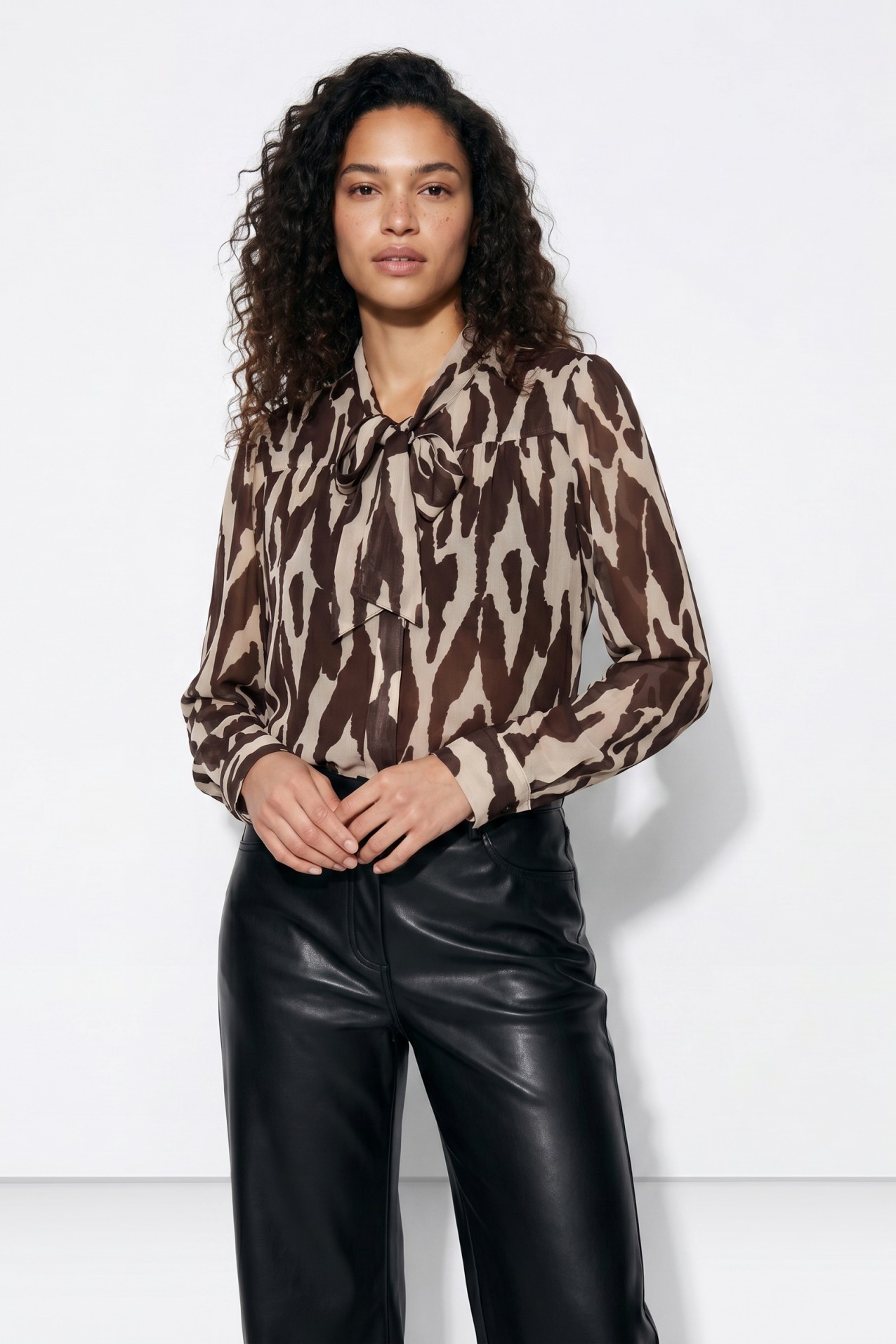 Chocolate Animal Print Shirt