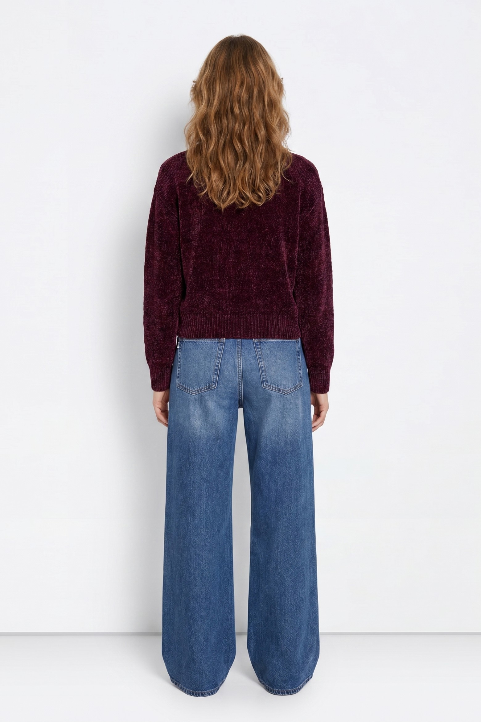 Chunky Red Cardigan