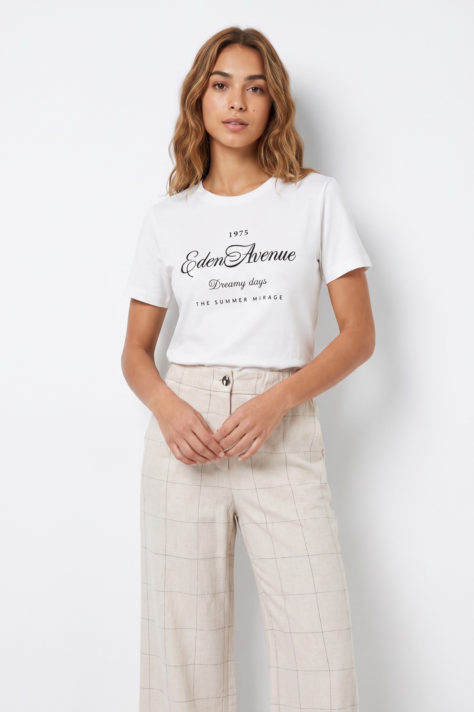 T-shirt Manga Curta Branco