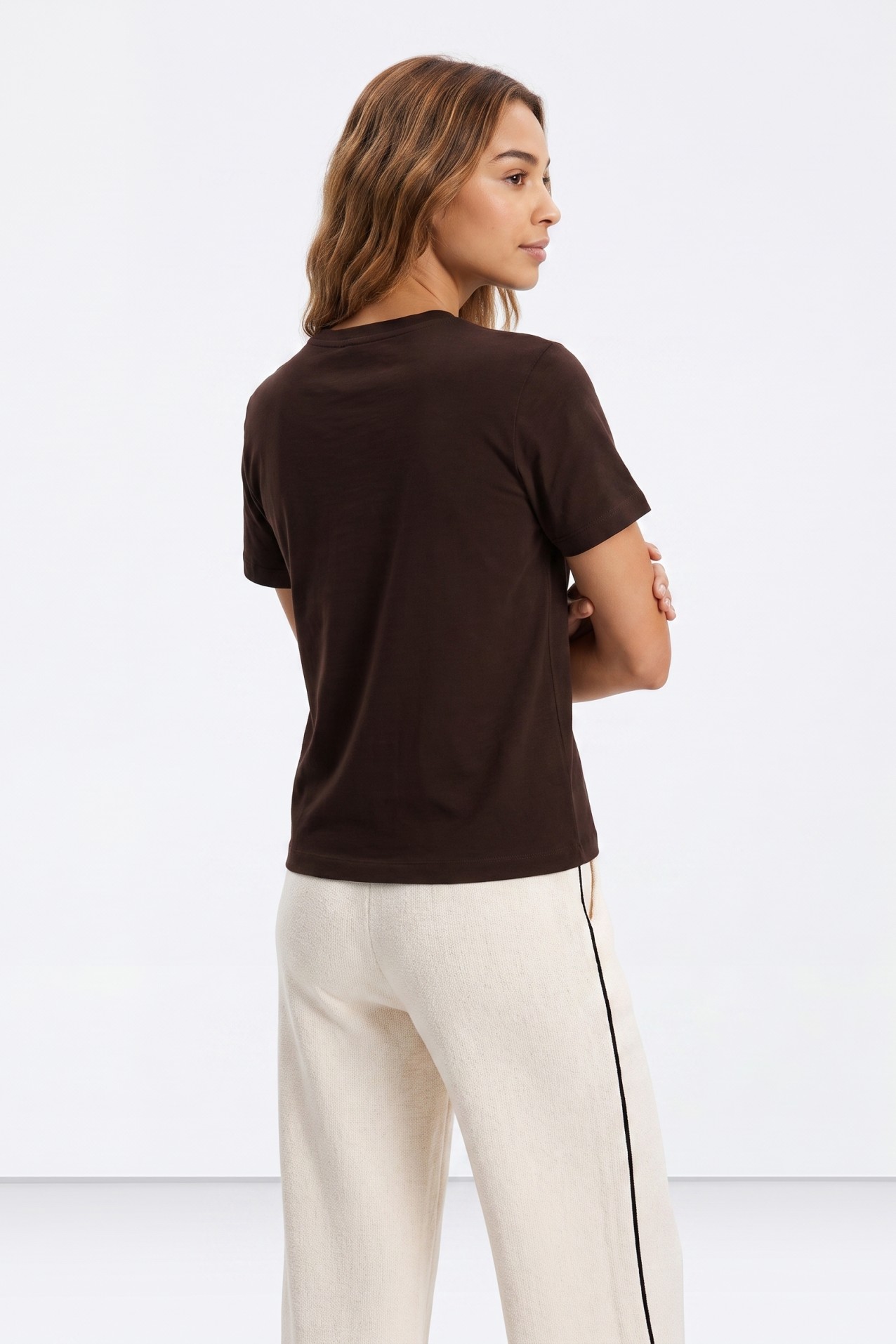 T-shirt Manga Curta Chocolate