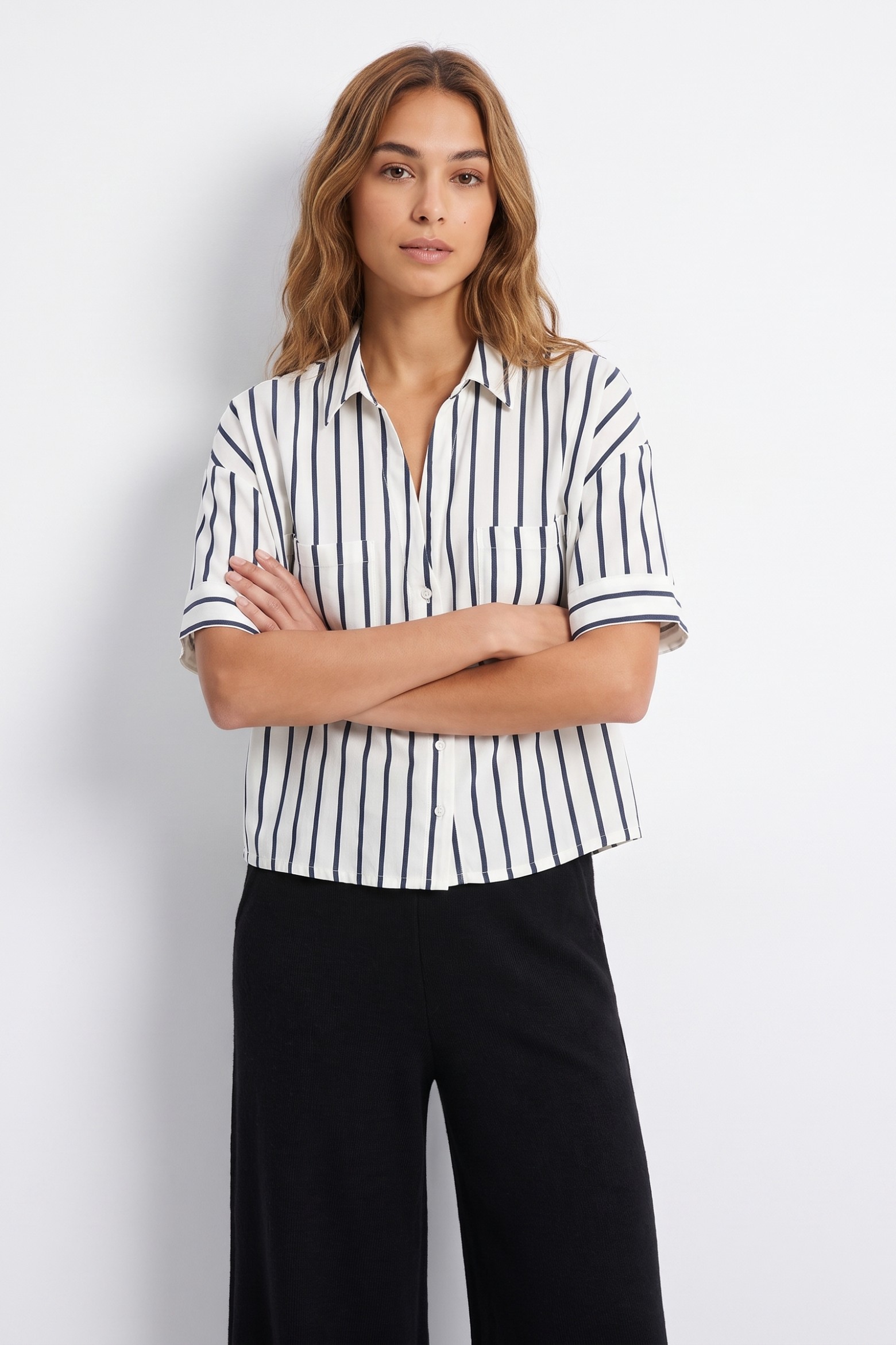 Blue Short Sleeve Shirt