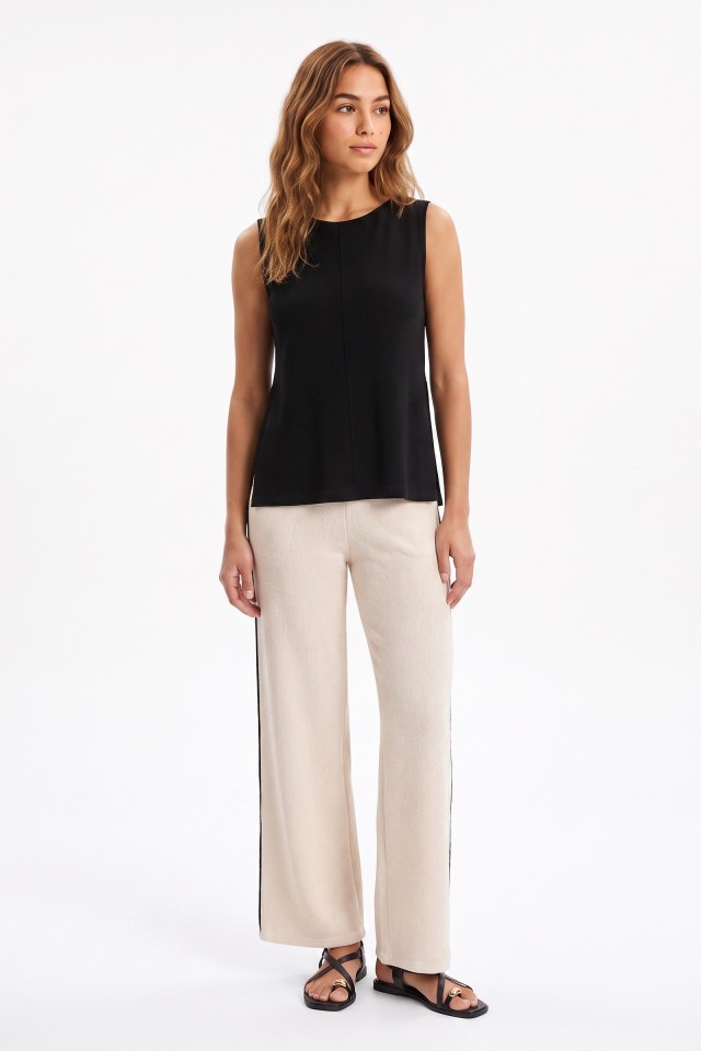 Cal�as wide leg bege