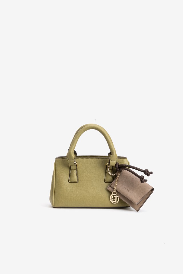 Green City Bag With Wallet