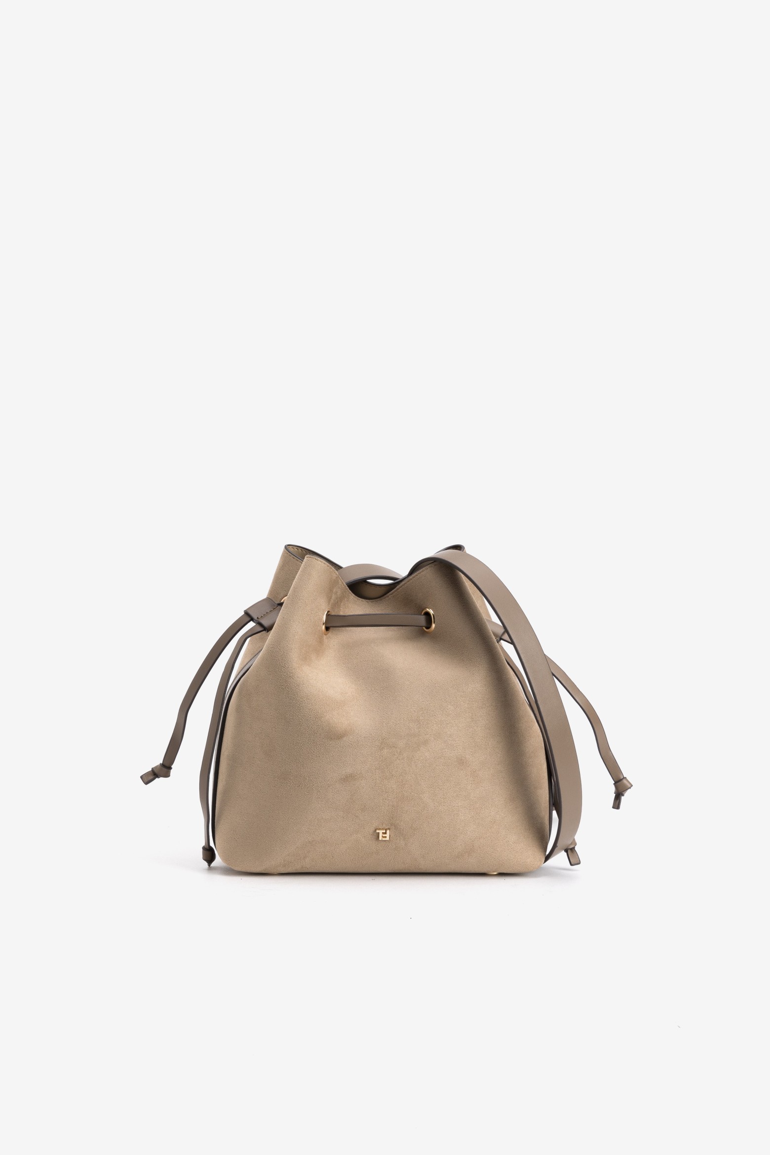 Beige Bucket Bag